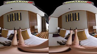 Brunette Nurse Seduces with Cum-Filled POV Passion