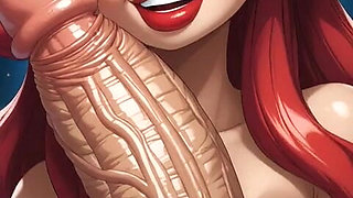 128 Funny Redhead Play with Enormous Cock Compilation (ai Animation)