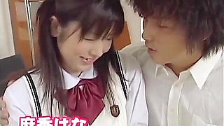 Horny Asian teen 18+ gives blowjob and gets doggy style pounding