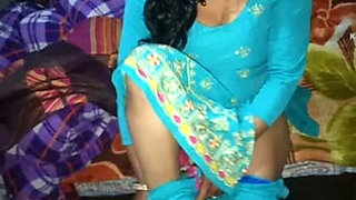 Desi Indian Housewife Anal Doggy Style Fucking with Loud Moaning and Creampie - Hindi Audio