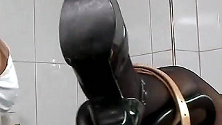 Domina and Her Bondage Sex Slaves Pussy Clips and Ball Busting
