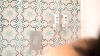 Take a shower in a hotel