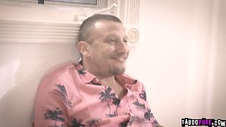 Maya is cornered by her voyeur neighbor Mr. Pete