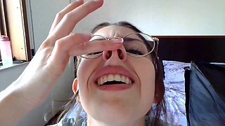 Dirty talk, smile, lipstick