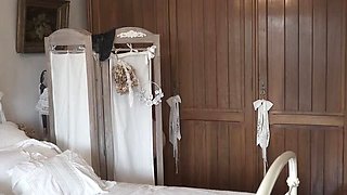 Young Italian Teen Teases Naked in 4K Solo Striptease