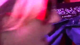 Gangbang Young Tatted Blonde German Babe in Lingerie Rides Monster Cocks