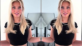 Real amateur Rosalinda flashes her big boobs and fucked