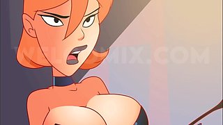 3D Stepfamily Sex – Stockings & Big Cocks