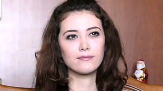 Intense Casting Couch Audition: Amateur Beauty Takes