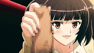 Miss's handjob smut by Hentai Universe