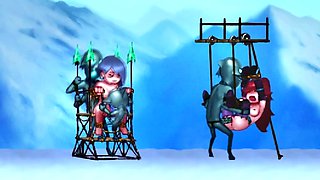 Awesome hentai anal sex with stunning excited nurse