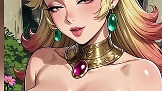 Gol Topless Animation Hot Princess Peach