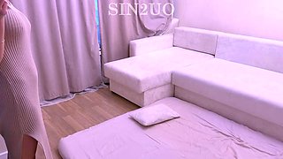 Turkish Brunette Cheats on Boyfriend with His Buddy Part 1