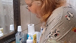 Washing My White Granny Panties for Client!