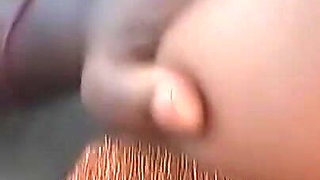 Ebony Giving Blowjob in Public