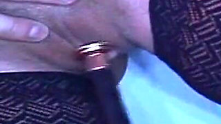 Mature Blonde Babe Devoured in Wild Club Gangbang Orgy