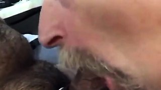 Truck Stop Cock Sucking with a Daddy Bear