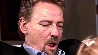 Comtessas Revenge Threesome Blowbang - Vintage MILF Gangbang with Amateur Deepthroat & Hardcore Anal