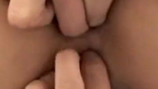Skinny Blonde Demands a Lot From an Interracial Anal Threesome