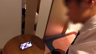 高身長スレンダー美女が濃厚フェラと全裸M字開脚クンニで感じる寝取られエッチ