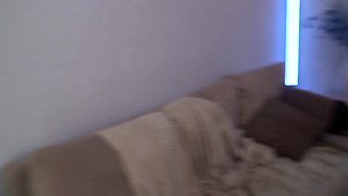 Stepmom and Stepdaughter Share Monster Cock