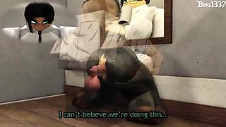 Amateur Girlfriend Rough Doggystyle POV - Big Cock Hard Fuck Homemade Office Sex