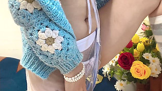 Pissing Pussy Wet Dirt Hana Chan Cute Small Body