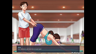 Stepmom gets her wet pussy fingered by her stepson