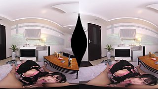 Nipponese gorgeous cutie VR porn