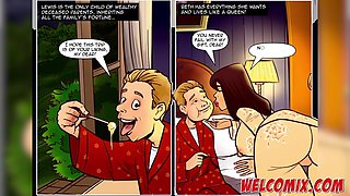 Cheating seeing his wifey with a black boy with a meaty penis!