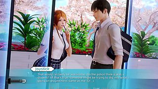 Waifu Academy Part 72 - Her OnlyFans Career Begins - Big Tits Young MILF Hentai Role Play