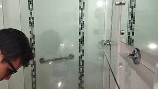 In the Shower Fucking and Recording with My Stepcousin
