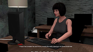 Away From Home 7 - Liam Getting Boobsjob and Assjob From Eva While Her Husband Next to Her in Bed