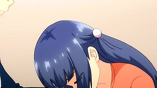Anime MILF gets on all fours and begs for deep pounding