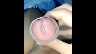 Young Asian Uncut Dick Cumshot