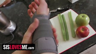 your throat feels awesome, petite stepsis!