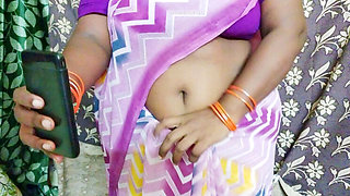 Tamil Desi Wife Cheating Video Call - Horny Housewife Shows Big Nipples & Tits to Husband Abroad