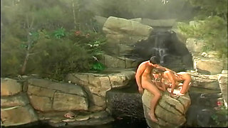 Blonde with Big Tits Fucked by Muscular Stud at Steamy