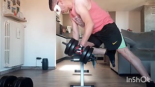 First I Pump Myself, After....i Put Some Fingers In My Ass