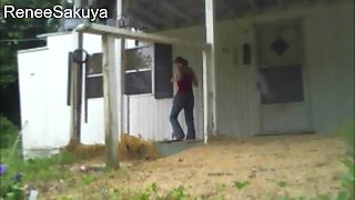 Locked Out! Pee Accident After Gardening