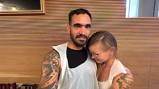 Sammmnextdoor - Tryst Night #07 - From pizza to wood, she luvs tonguing in Italy (super-cute bore providing deep throat)