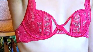 Beauty small tit amateur teen masturbating her shaved pussy