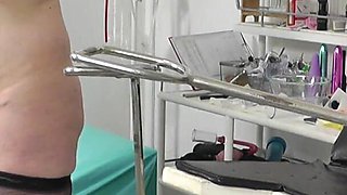 Mature Gyno Secret- Gyno doctor records his mature female patient on a cam