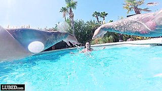 Lubed featuring Daisy Pheonix's brunette sex