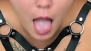 Russian Blonde Slut in Harness Fucks in All Positions to Satisfy Her Client