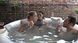 Hottub honey Melody Pleasure and KimberlyX