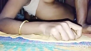 Desi Village Wife Blowjob and Handjob with Husband - Hot Indian Couple Sex