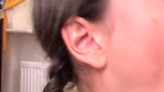 Young little Sarah extreme deepthroat and face fuck
