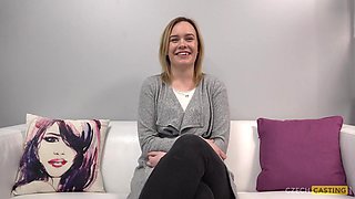 Pavla Surrenders to Czech Casting Brunette Passion Heat