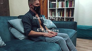 Severe Spanking of Wife on Her Knees